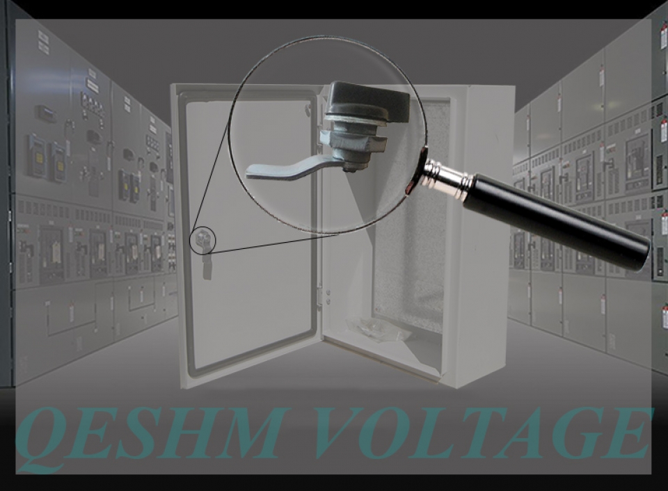 Aluminum built-in key lock | قشم ولتاژ
